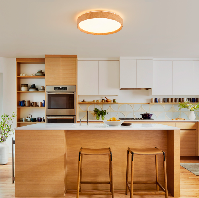 Plafon Moderno Supren Dourado